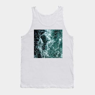 Blue Ocean Waves Tank Top